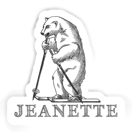 Jeanette Sticker Bear Image