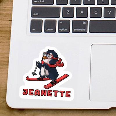 Jeanette Sticker Skier Gift package Image