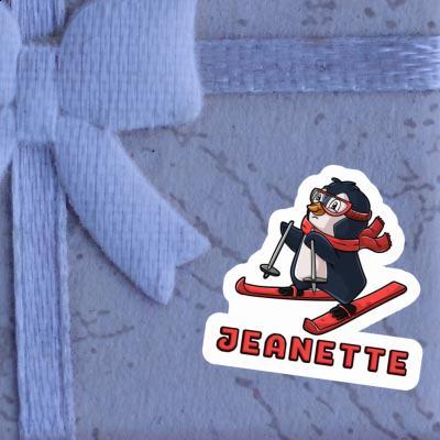 Jeanette Sticker Skier Gift package Image