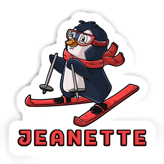 Jeanette Sticker Skier Gift package Image