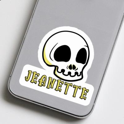 Sticker Skull Jeanette Notebook Image