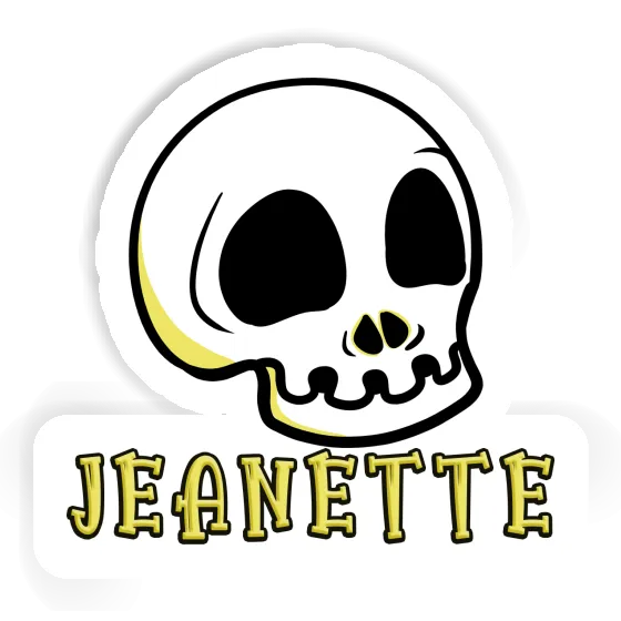 Sticker Skull Jeanette Image