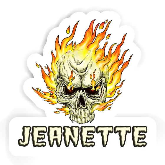 Sticker Jeanette Skull Image