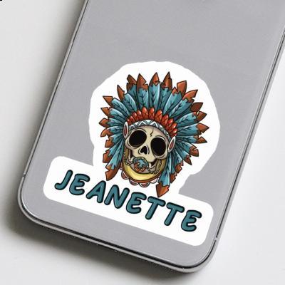 Sticker Jeanette Baby-Skull Gift package Image