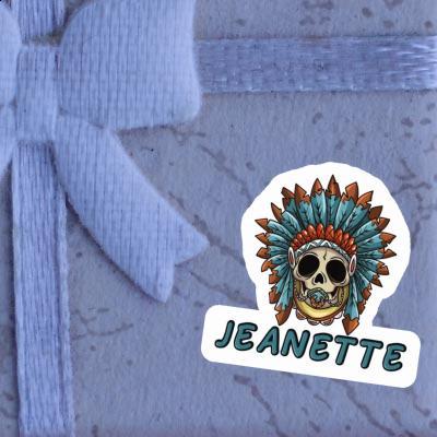 Sticker Jeanette Baby-Skull Laptop Image