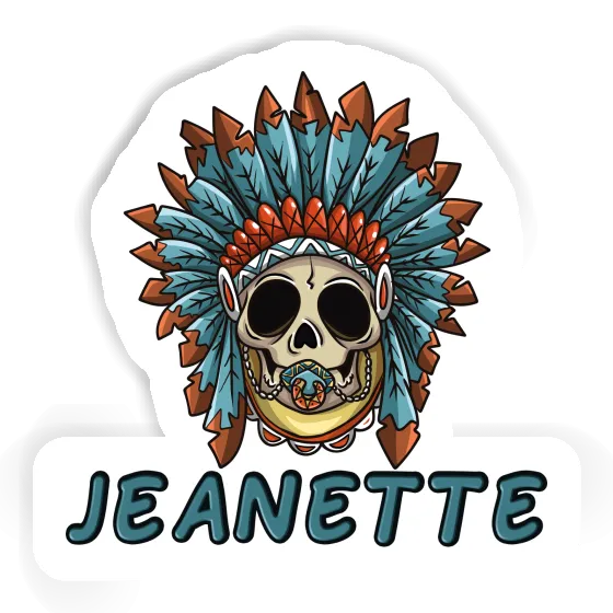 Sticker Jeanette Baby-Skull Laptop Image