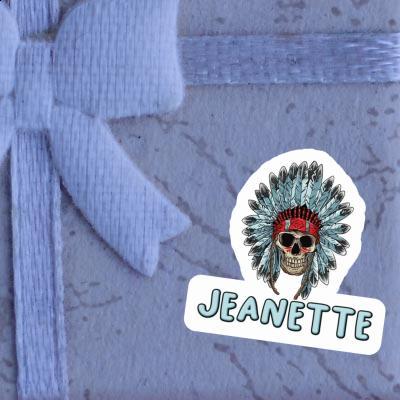 Sticker Indian Jeanette Laptop Image