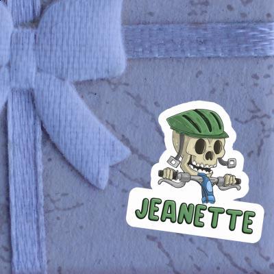 Sticker Biker Jeanette Notebook Image