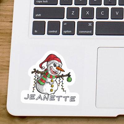 Sticker Bad Snowman Jeanette Image