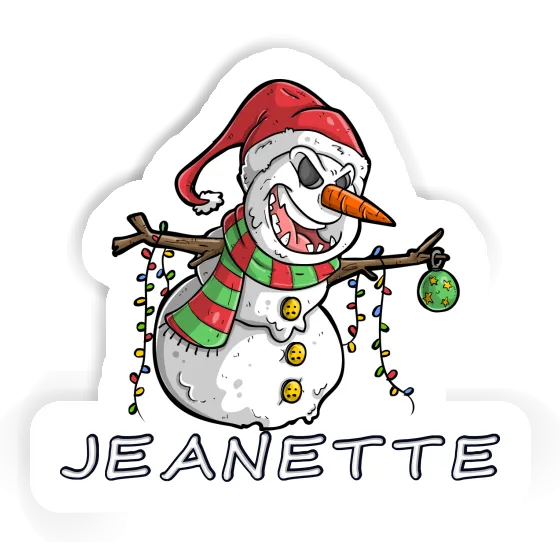 Sticker Bad Snowman Jeanette Gift package Image