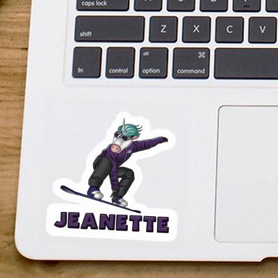 Jeanette Sticker Boarder Notebook Image