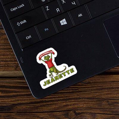 Sticker Lizard Jeanette Laptop Image