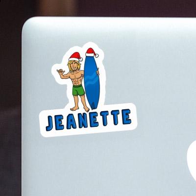 Jeanette Sticker Surfer Image