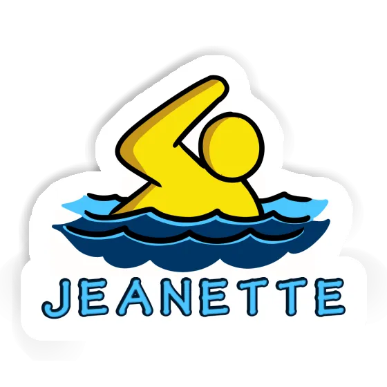 Swimmer Sticker Jeanette Gift package Image