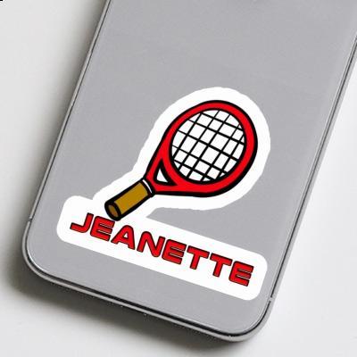 Raquette de tennis Autocollant Jeanette Image