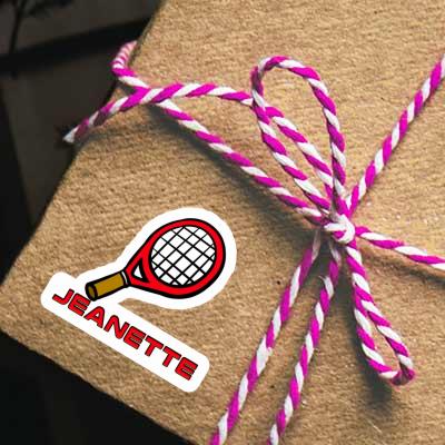 Sticker Tennis Racket Jeanette Gift package Image