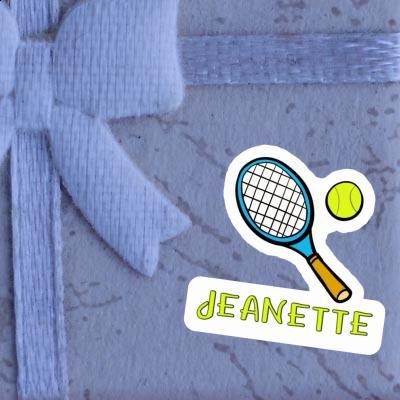 Tennis Racket Sticker Jeanette Gift package Image