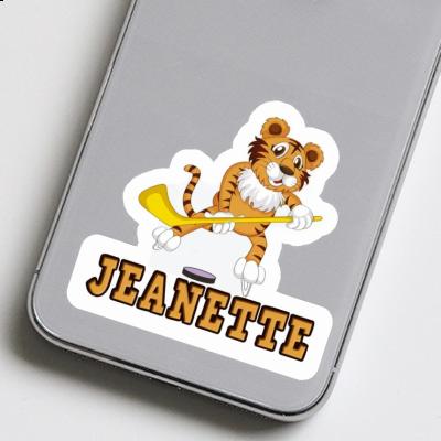 Sticker Jeanette Tiger Gift package Image