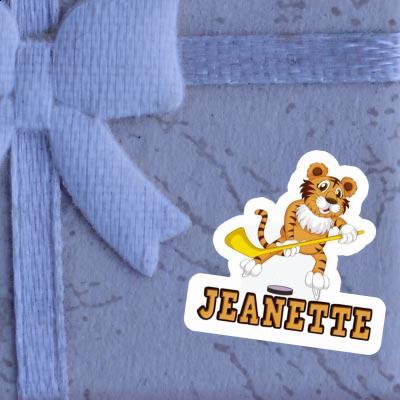 Sticker Jeanette Tiger Image