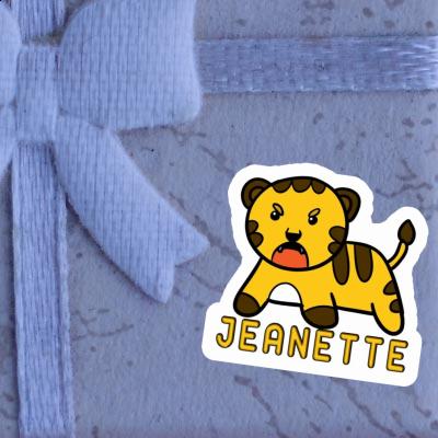 Sticker Baby Tiger Jeanette Image