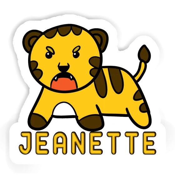 Sticker Baby Tiger Jeanette Gift package Image