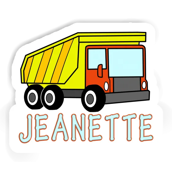 Sticker Dump Truck Jeanette Gift package Image