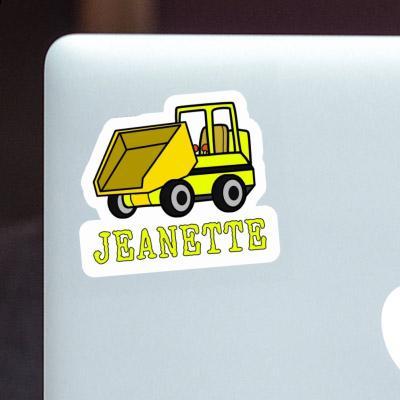 Sticker Jeanette Front Tipper Gift package Image