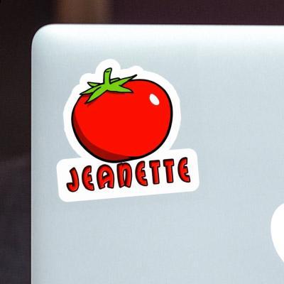 Sticker Jeanette Tomato Laptop Image