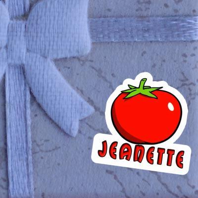 Sticker Jeanette Tomato Laptop Image