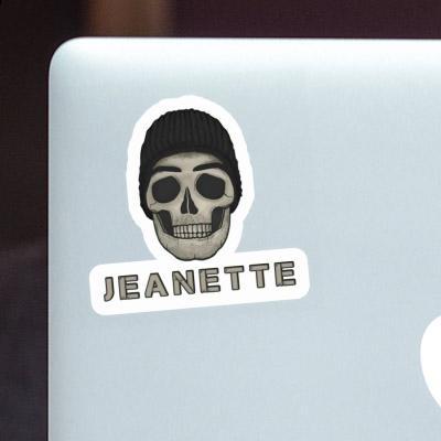 Jeanette Sticker Skull Notebook Image