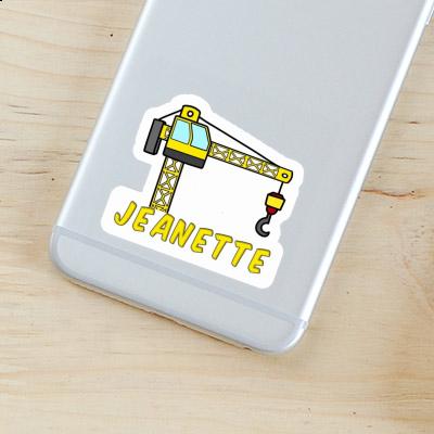 Tower Crane Sticker Jeanette Notebook Image