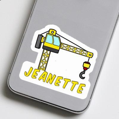 Jeanette Sticker Turmkran Laptop Image