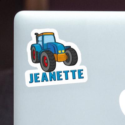 Jeanette Sticker Tractor Laptop Image