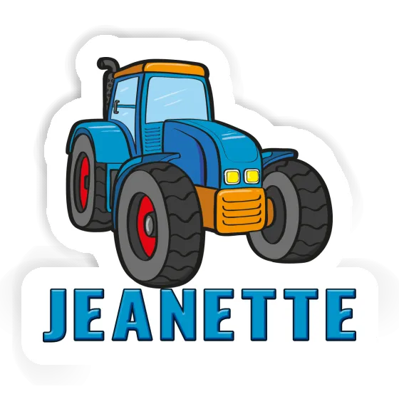 Jeanette Sticker Tractor Notebook Image