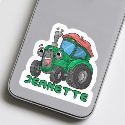 Tracteur Autocollant Jeanette Laptop Image