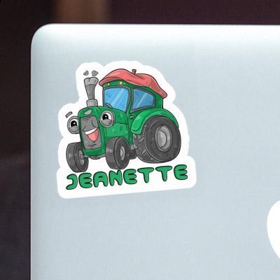 Sticker Tractor Jeanette Laptop Image