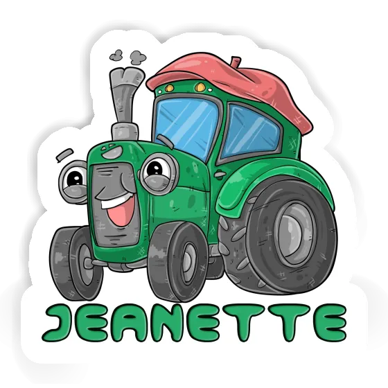 Sticker Tractor Jeanette Image