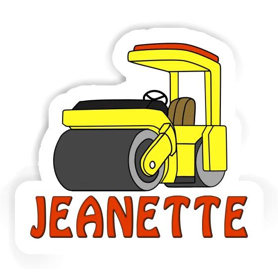 Sticker Jeanette Roller Laptop Image