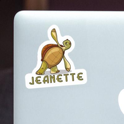 Sticker Turtle Jeanette Laptop Image