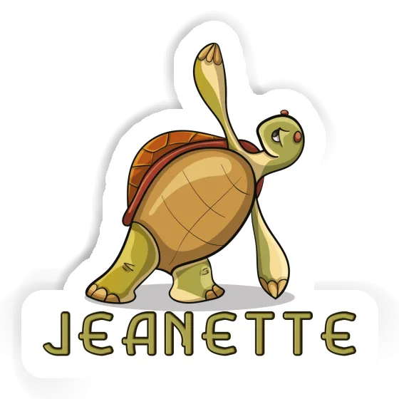 Sticker Turtle Jeanette Notebook Image