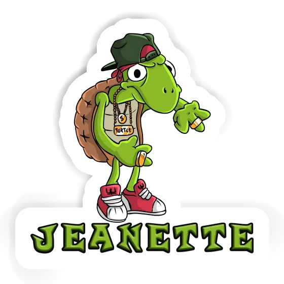 Jeanette Sticker Turtle Notebook Image