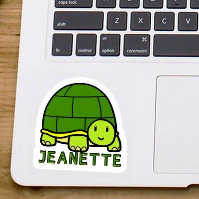 Schildkröte Aufkleber Jeanette Image