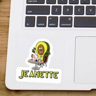 Sticker Avocado Jeanette Laptop Image