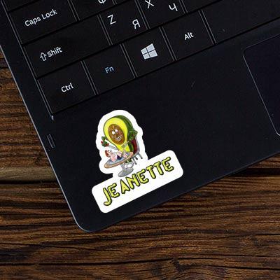 Sticker Avocado Jeanette Image