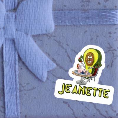 Sticker Avocado Jeanette Gift package Image