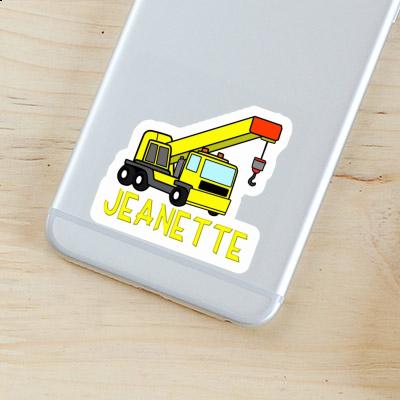 Sticker Truck crane Jeanette Gift package Image