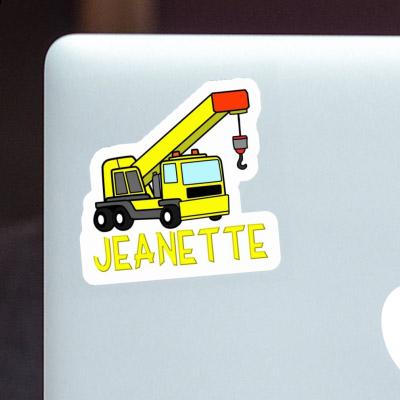 Sticker Truck crane Jeanette Image