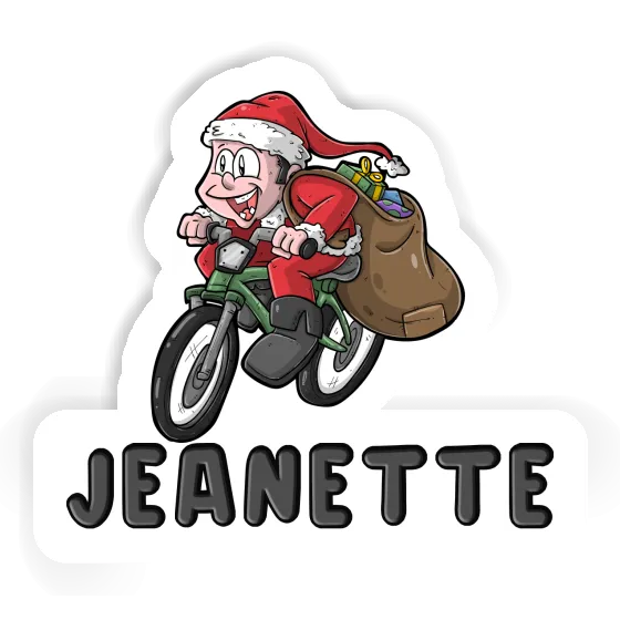 Sticker Jeanette Cyclist Image