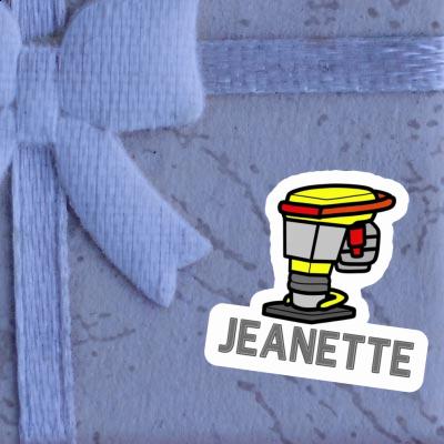 Sticker Vibratory Rammer Jeanette Notebook Image