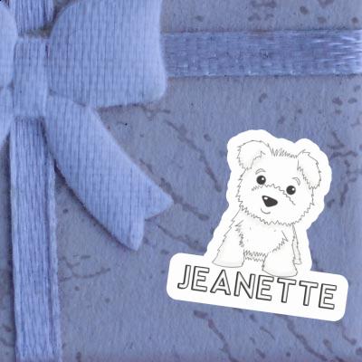 Jeanette Sticker Westie Gift package Image